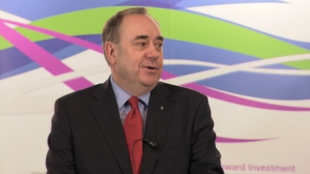 Salmond threatens not to share debt if not allowed to share pound Salmond threatens not to share debt if not allowed to share pound